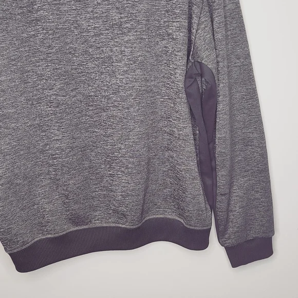 Men's Adidas Sweatshirt L Grey and orange accent - Picture 8 of 9